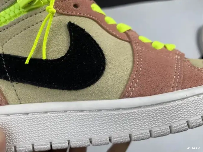 1st Kicks Shoes Air Peach 1 Switch CW6576-800 High Jordan 0615